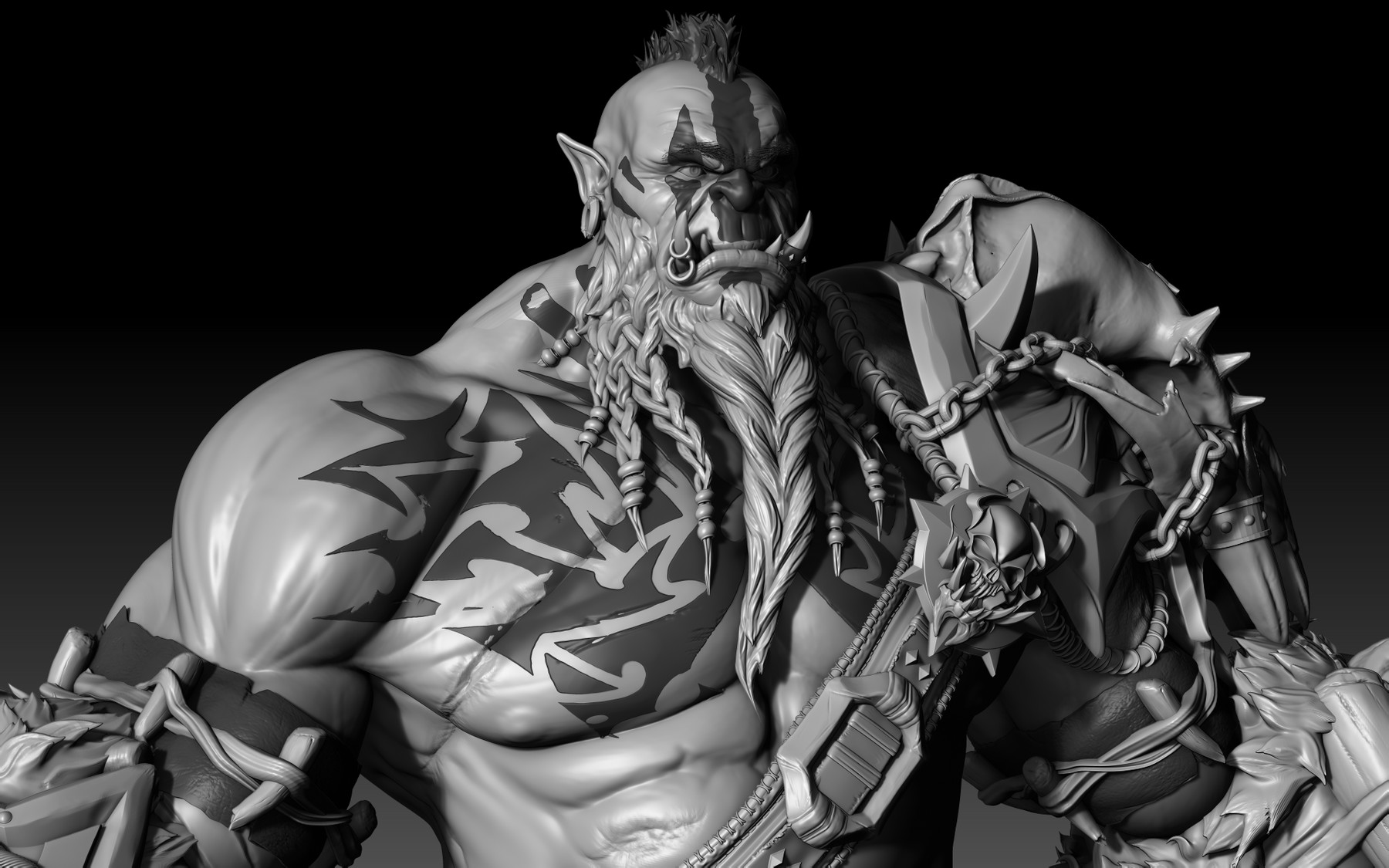 Artstation Orc Zbrush Resources