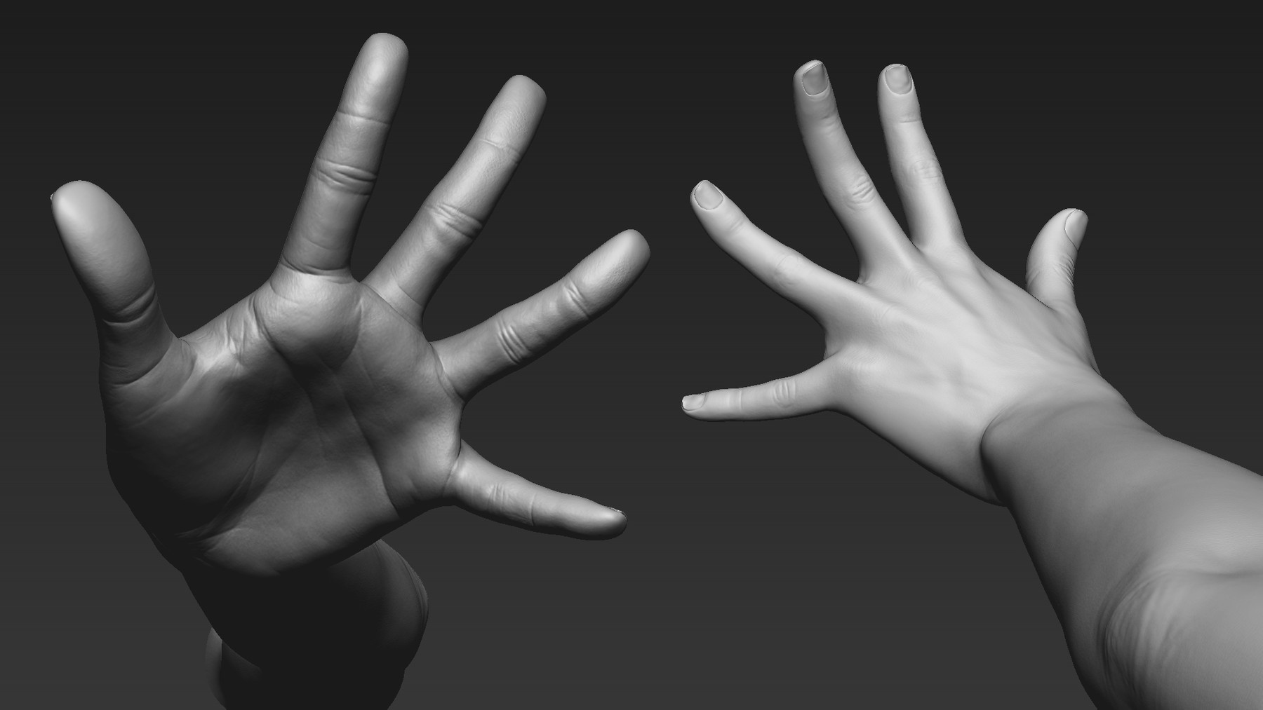 Artstation Realistic Female Hands And Arms Game Assets