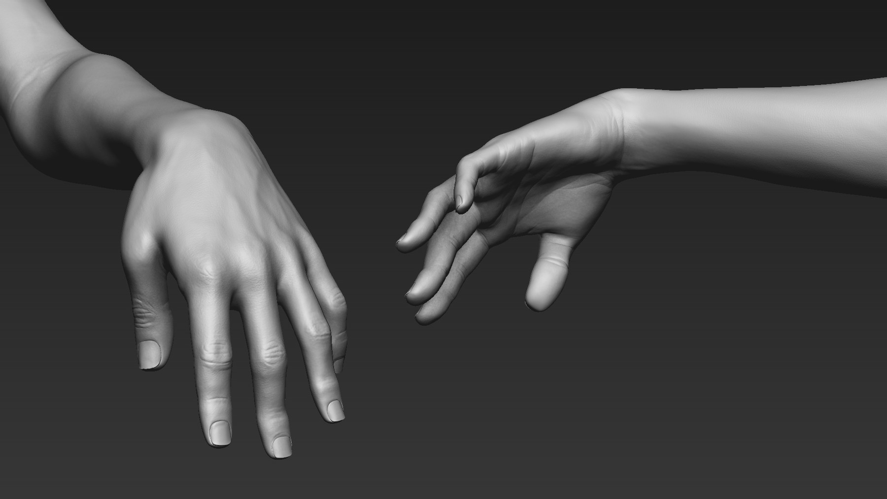 ArtStation - Realistic Female Hands and Arms | Game Assets