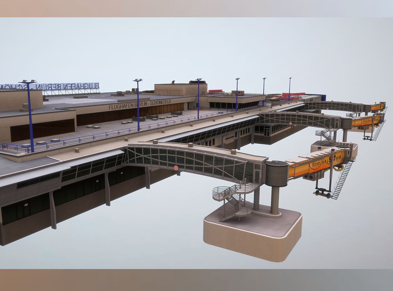 ArtStation - Airport Terminal Schonefeld EDDB | Resources