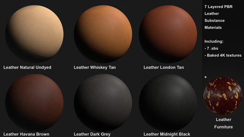 7 Leather Customizable Materials