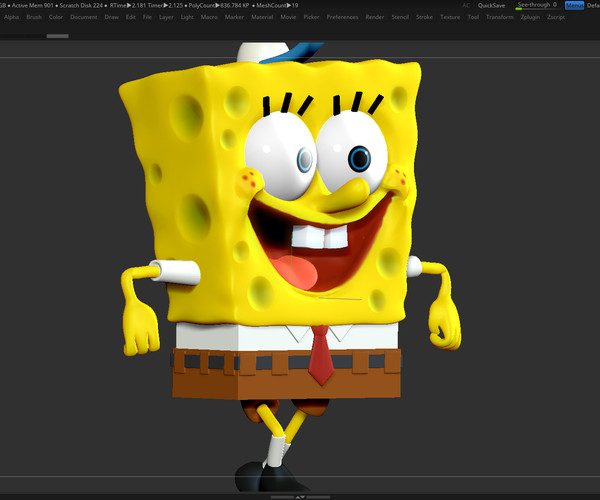 ArtStation Spongebob movie Fan art Game Assets