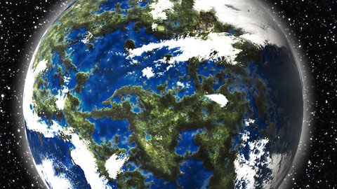 Alien planet (Earth type)