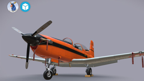 Pilatus PC-7 Mk-I SAFOrange