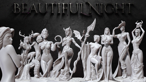 Beautiful Night - Core Set - STL Files