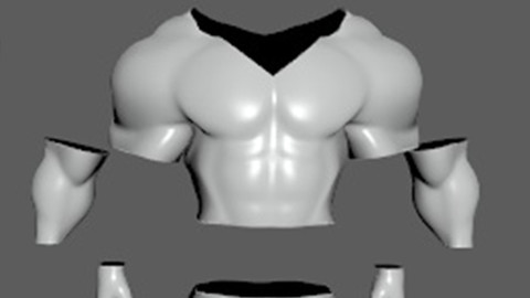 costume for the character Low-poly 3D model