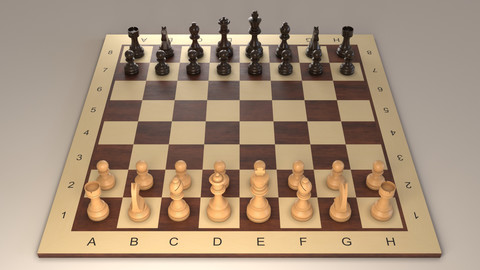 Niggemann Chess Set (+Procedural Substance Texture)