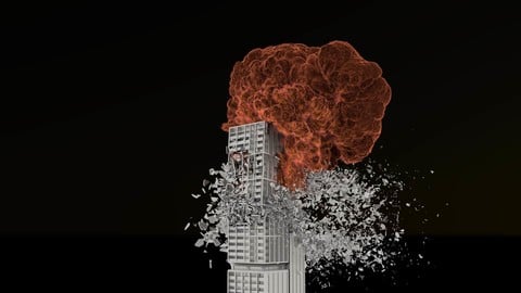 Houdini building destruction asset