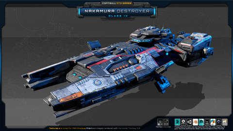 RTS Games - Nakamura Destroyer - Class IV
