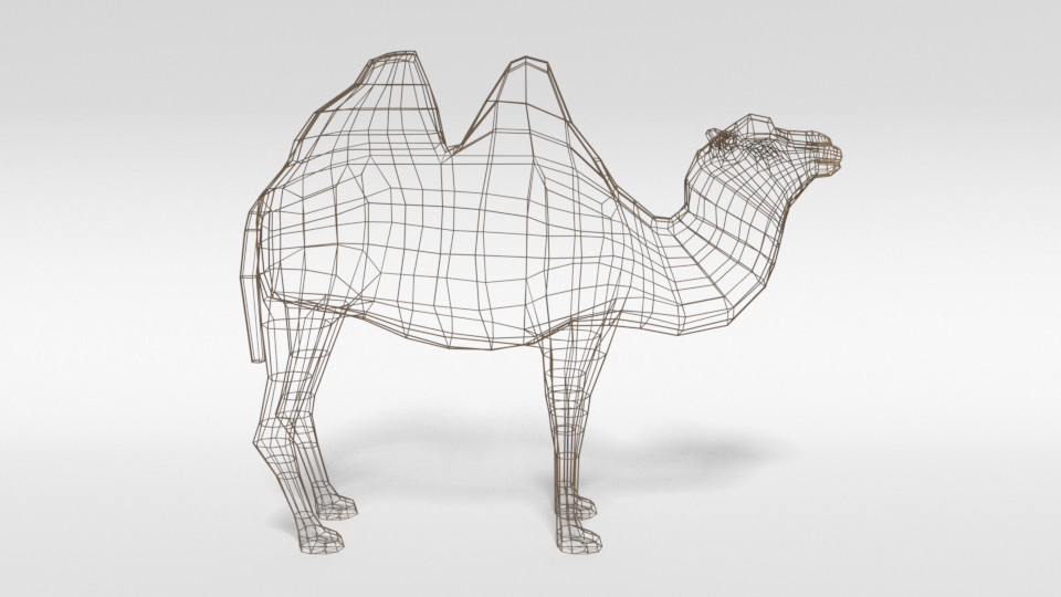 ArtStation - Low Poly Cartoon Bactrian Camel | Resources