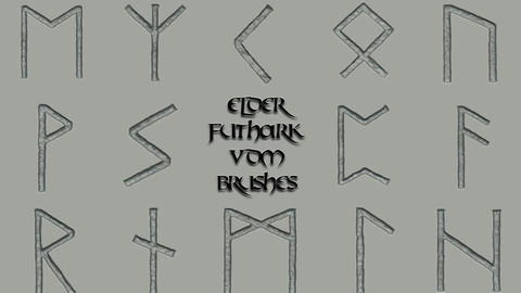 Elder Futhark VDM Brushes