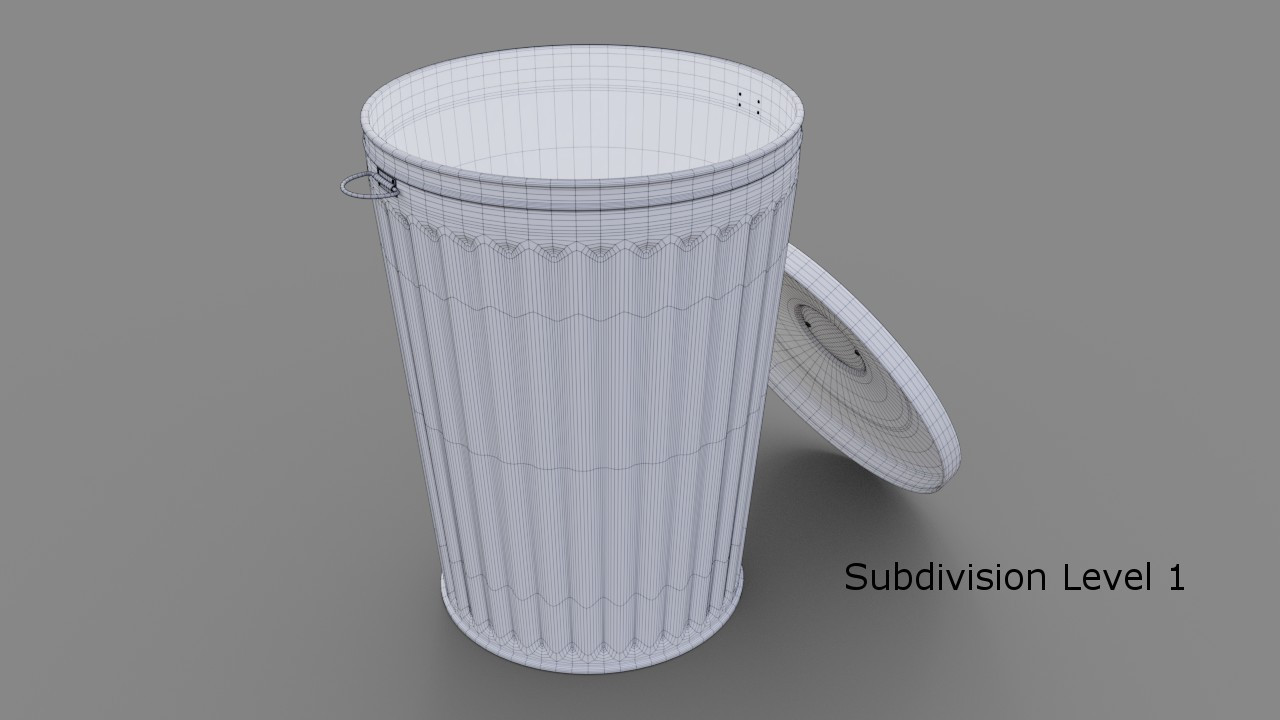 ArtStation Dustbin 3 Game Assets