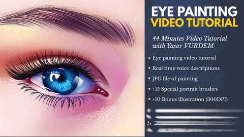 Eye Painting In Photoshop - Video Tutorial