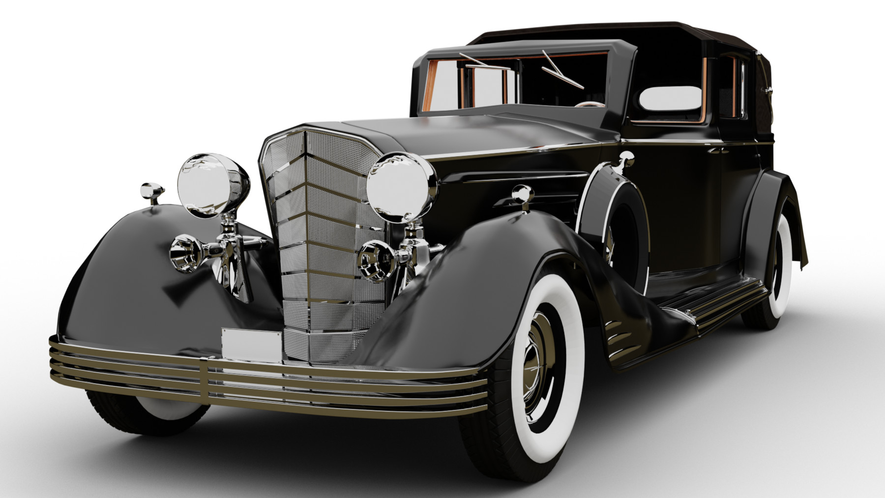 ArtStation - Cadillac V-16 town car 1933 | Resources