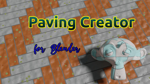 Procedural paving creator for Blender