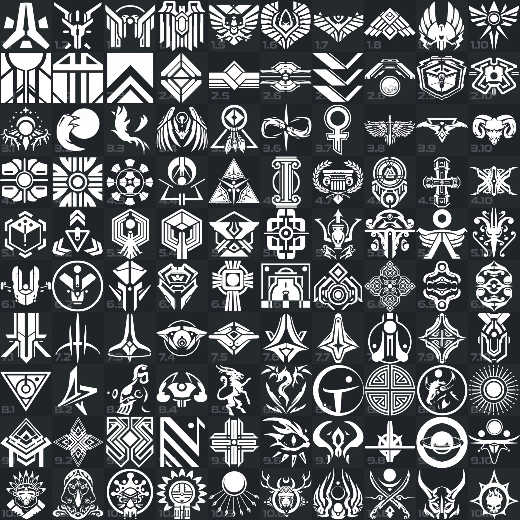 ArtStation - Emblem Pack #03 | Game Assets