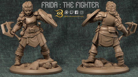 Frida [3d PRINT READY] [ThirdEyeMiniatures]
