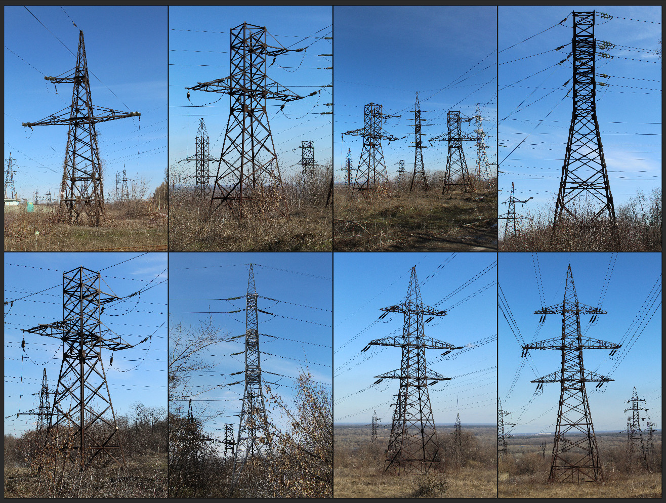 ArtStation Power Lines Pack Resources