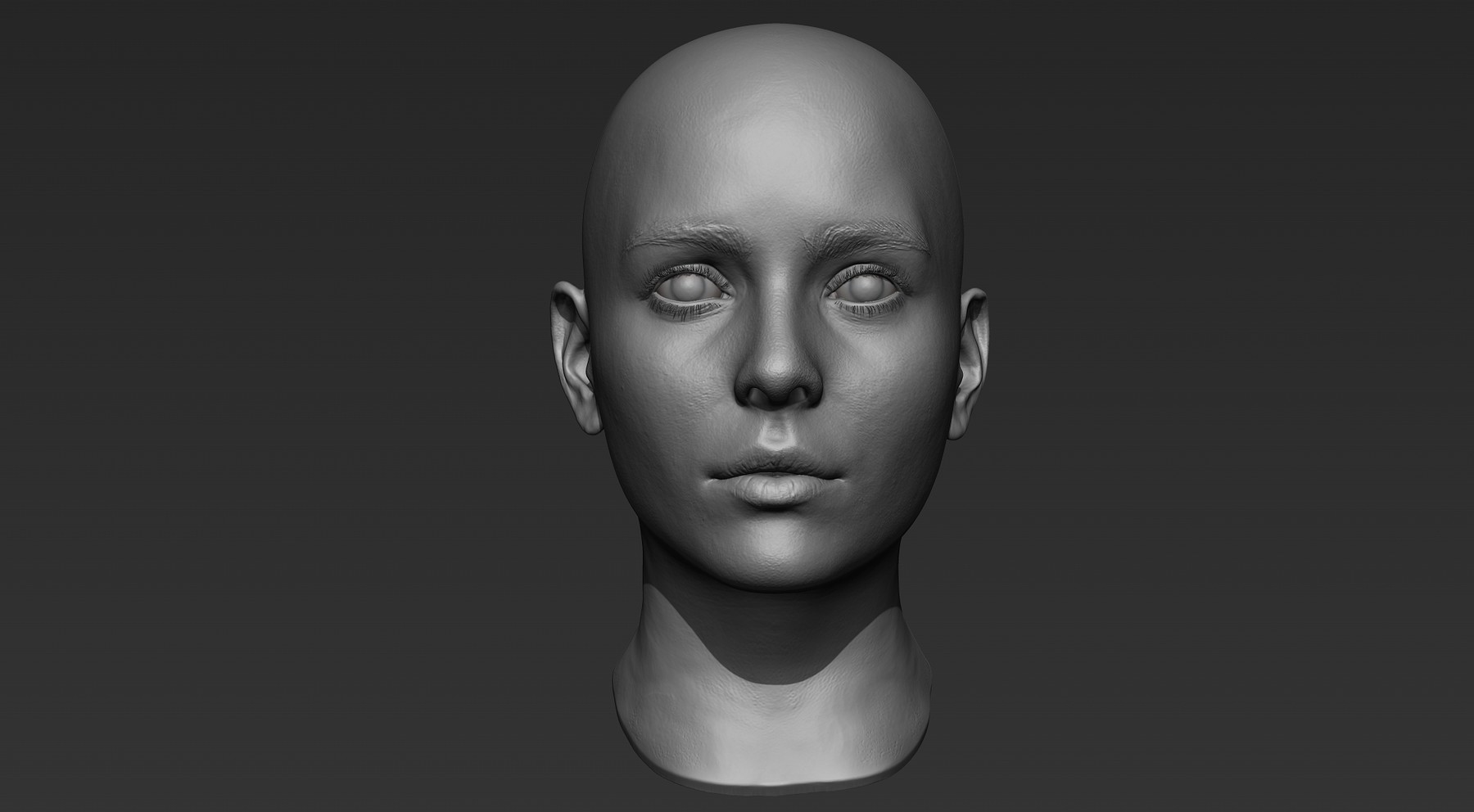 ArtStation - 3d Printable Female Head 3 | Resources