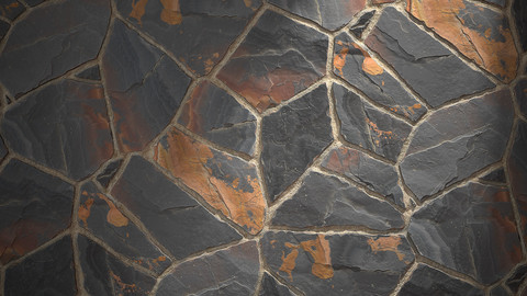 Slate Paving - Substance Material