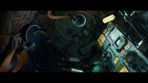 Soyuz MS-01 Interior Model