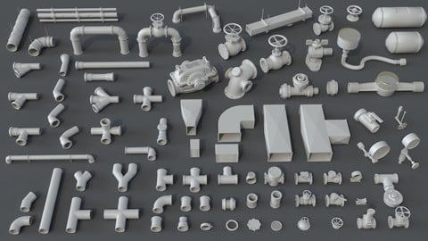 Pipes - 80 pieces
