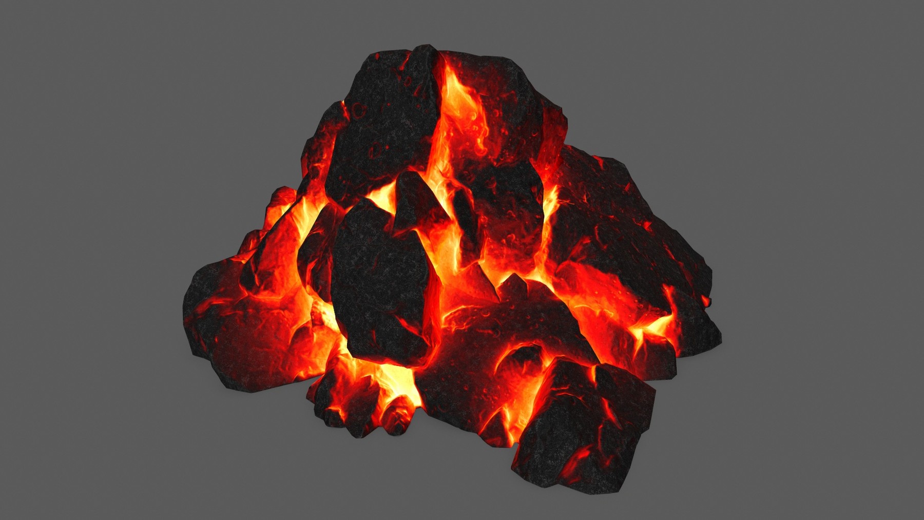 ArtStation - lava rocks | Game Assets