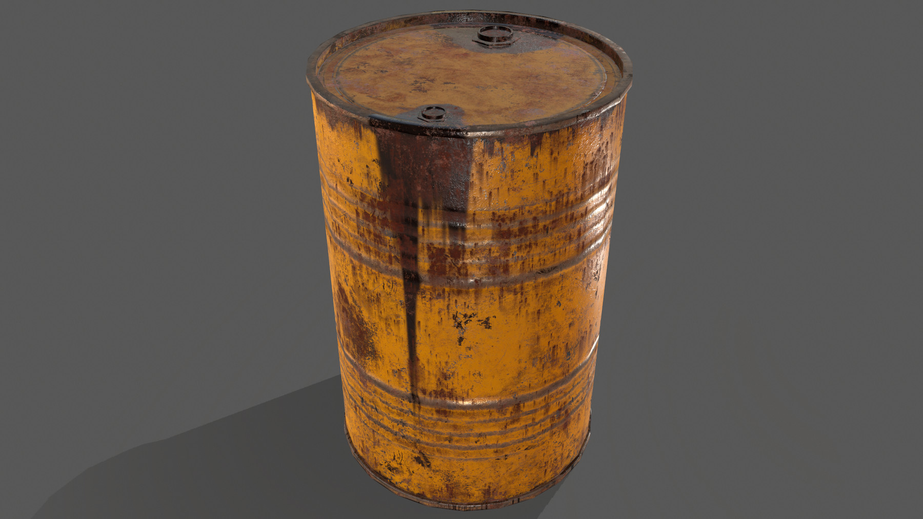 Artstation Pbr Oil Drum Barrel A6 Biohazard Toxic Waste Game Assets - toxic waste barrel roblox