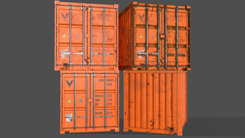 PBR 10 ft Storage Container - Orange