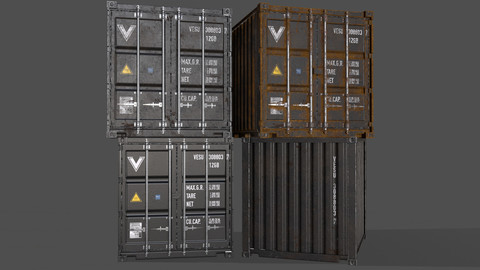 PBR 10 ft Storage Container - Black