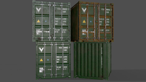 PBR 10 ft Storage Container - Green