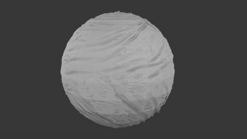 SEAMLESS CREASED CLOTH DISPLACEMENT TEXTURE 5