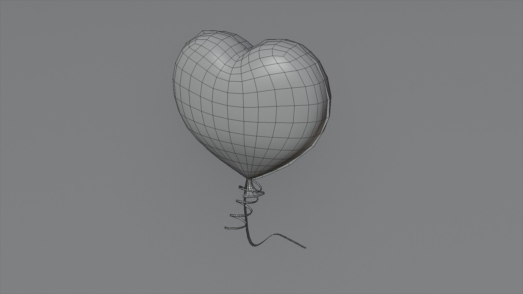 ArtStation Balloon Heart Shaped 3D Model Game Assets   File 