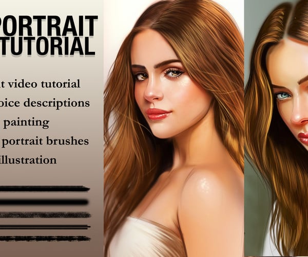 ArtStation - Two - Portrait video tutorial bundle | Tutorials