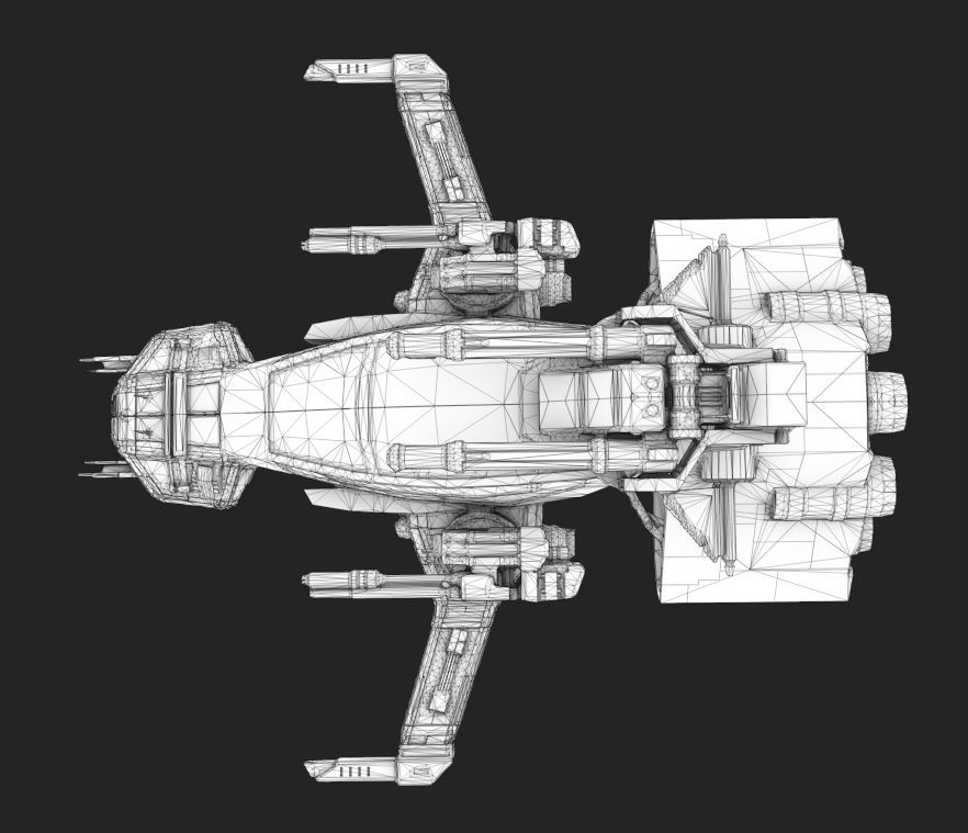 ArtStation - Spaceship Golgafrincham Ark :) | Game Assets