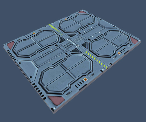 ArtStation - Sci Fi Floor Panel ( Free ) | Game Assets