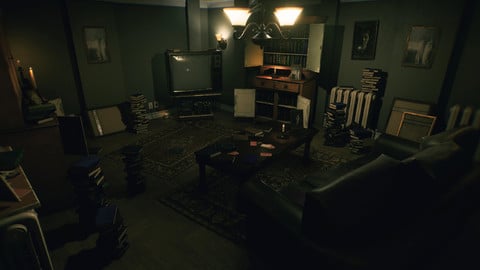 Horror Living Room - Asset Pack UE4/UE5