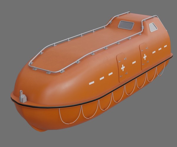 ArtStation - Lifeboat 1A | Game Assets