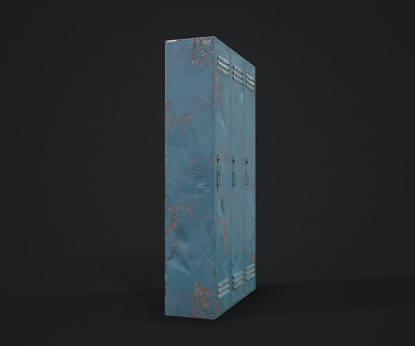 ArtStation - Lockers Rusty - Pack | Game Assets