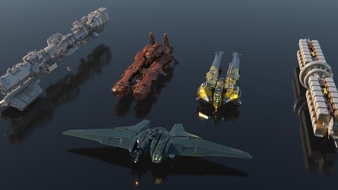 Sci Fi Spaceships Pack Vol. 1