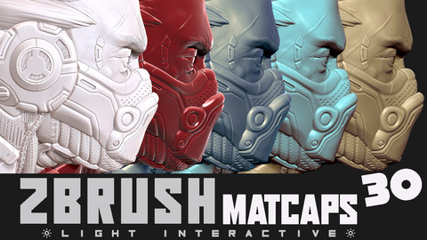 Zbrush Matcaps 30  (materials)