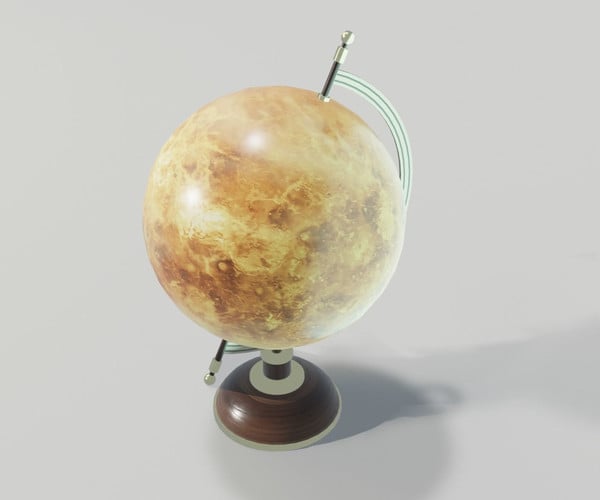 ArtStation - Solar System Planets Globes 3D Model | Resources