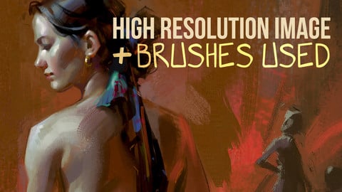 Figure Painting (Full Resolution Image) + Custom Brushes Used