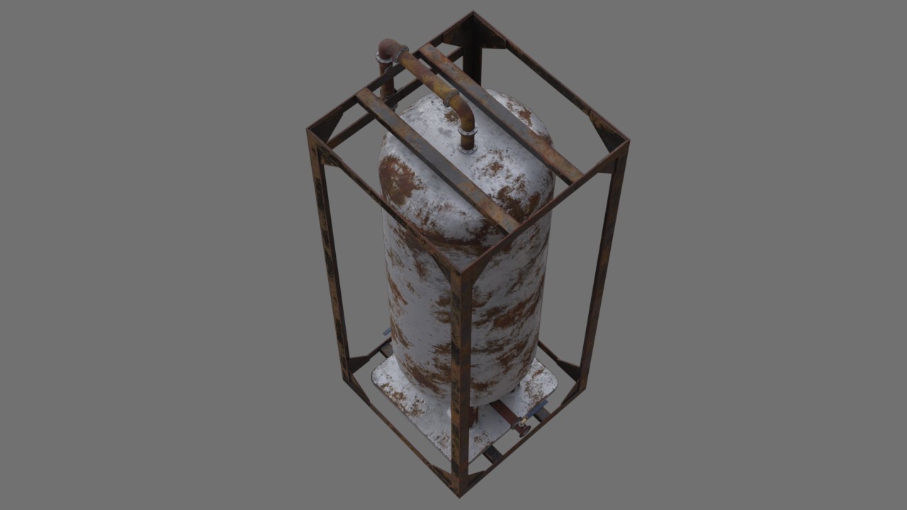 ArtStation Oil Storage 1G Game Assets   File 