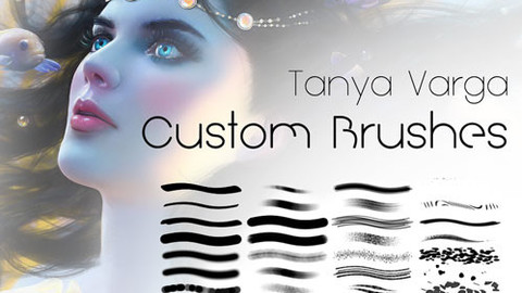 Tanya Varga Custom Painting Brushes for Adobe Photoshop Full Set