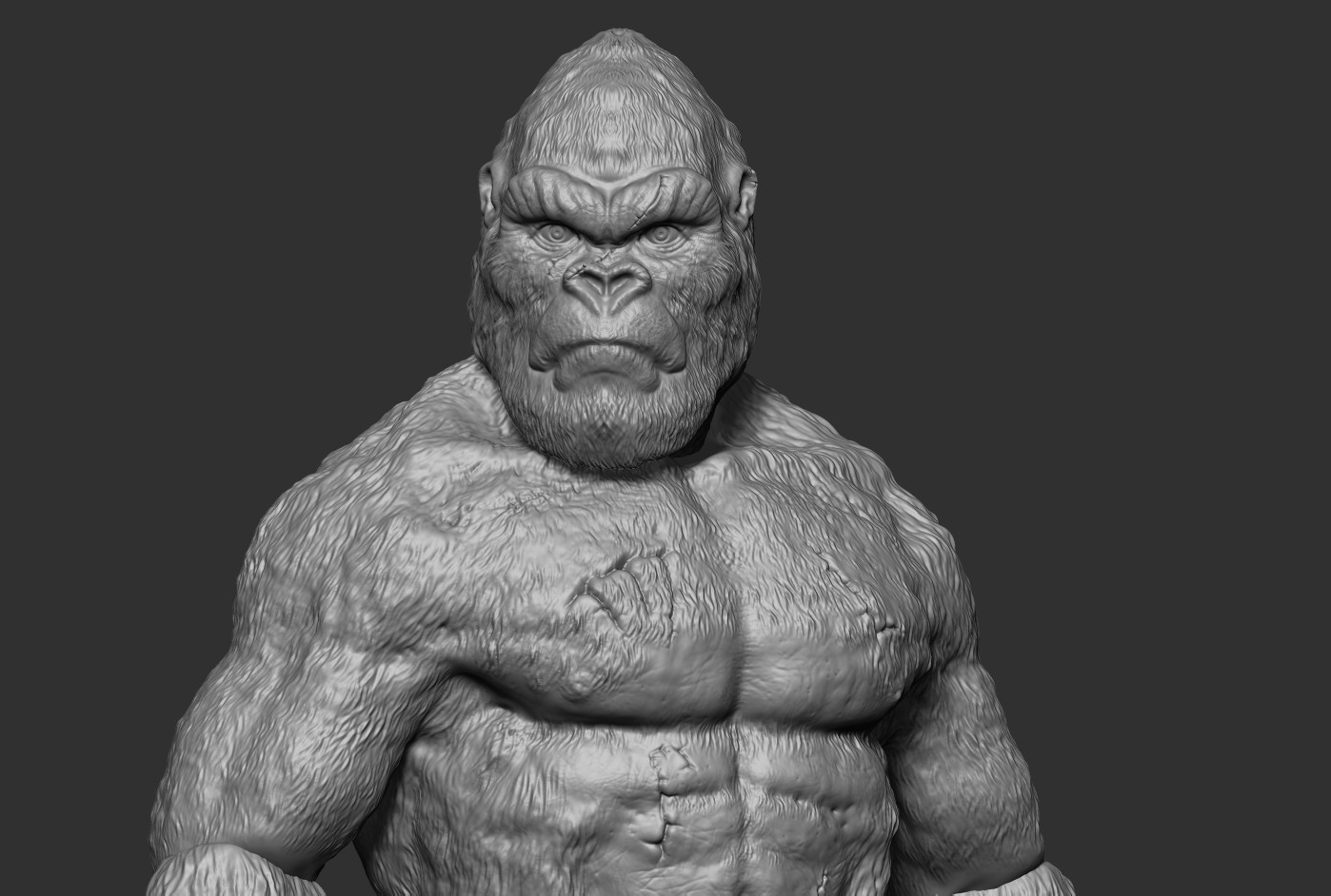 ArtStation 3D printing King Kong Concept parII Resources