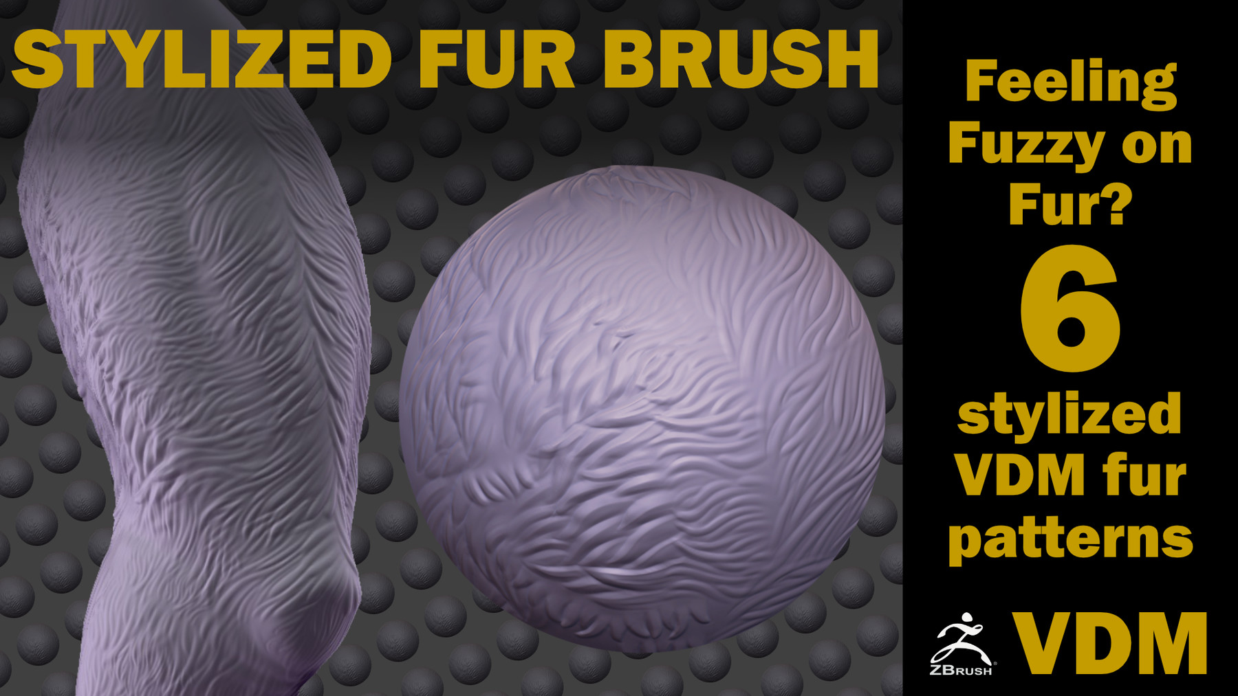 vdm fur brush for zbrush 2018
