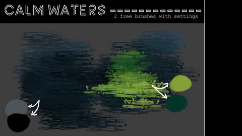 CALM WATERS *free PS brushes