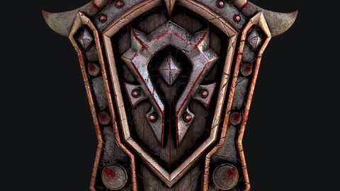 Fantasy shield 5 3d model