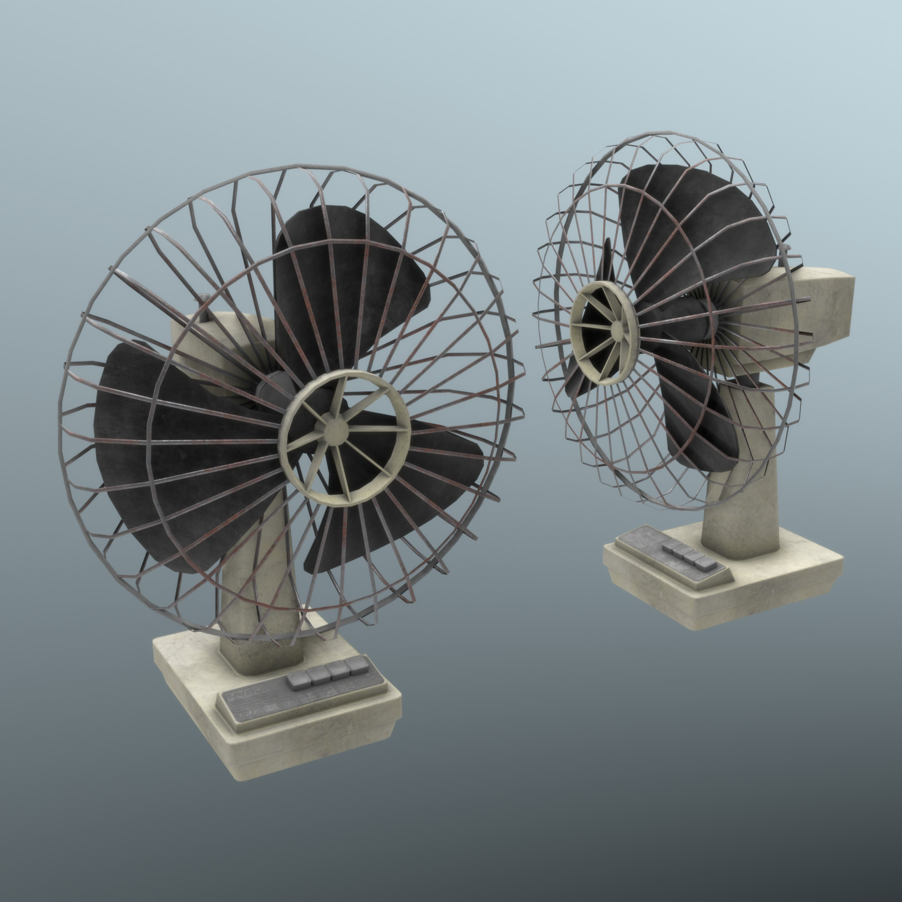 ArtStation - Retro Fan Old | Game Assets